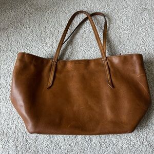 Sam Edelman Brown Leather Tote Bag
